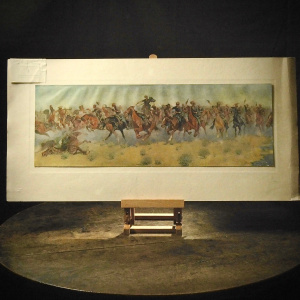 Prints by Frederic Remington - A Cavalry Charge