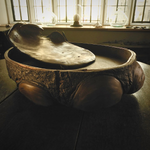 An Elephant’s-Foot Tray or Plaque
