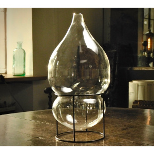 A Glass Apothecary Vase