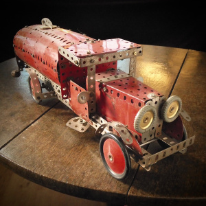 A Vintage Red Petrol Tanker