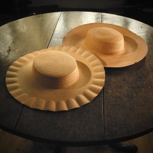 Two Swiss Children’s Straw Hats