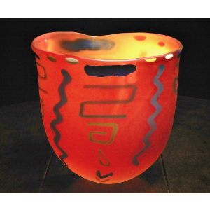 A Large ‘Art Glass’ Vase