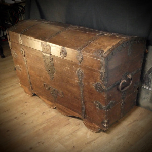 A Large Iron Bound Chest