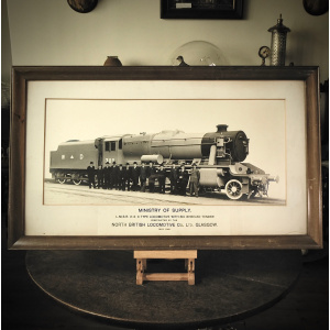 A Rare Photograph of a Prototype L.M.S. Goods Locomotive