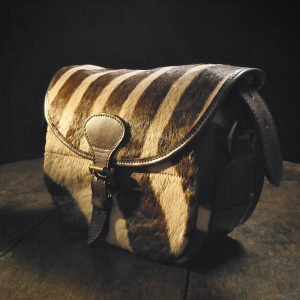 A Zebra-Skin Cartridge Bag